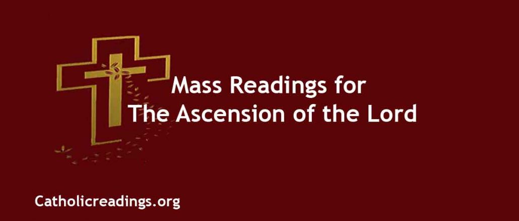 Mass Readings for The Ascension of the Lord