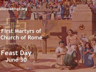 First Martyrs of the Church of Rome - Feast Day - June 30