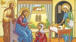 Saints Martha, Mary and Lazarus