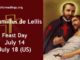St Camillus de Lellis - Feast Day - July 14 and (July 18 in the US)