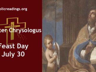 St Peter Chrysologus - Feast Day - July 30
