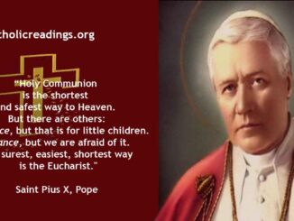 Saint Pius X, Pope - Feast Day - August 21
