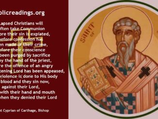 Saint Cyprian of Carthage, Bishop - Feast Day - September 16