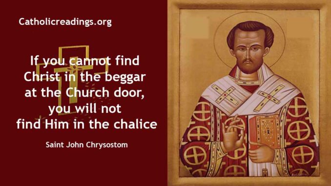 Saint John Chrysostom - Feast Day - September 13