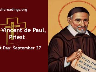 St Vincent de Paul - Feast Day - September 27