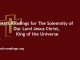 Catholic Mass Readings for Solemnity of Our Lord Jesus Christ, King of the Universe