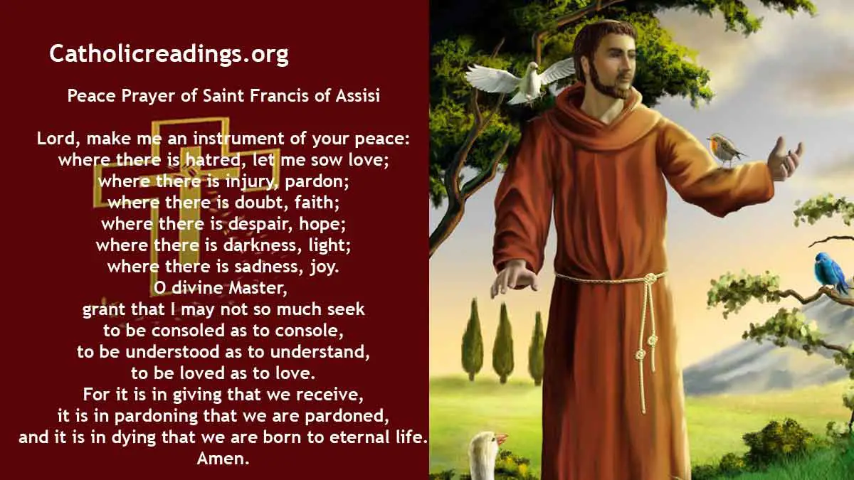 Saint Francis of Assisi - Feast Day - October 4 - Catholic Saint of the Day