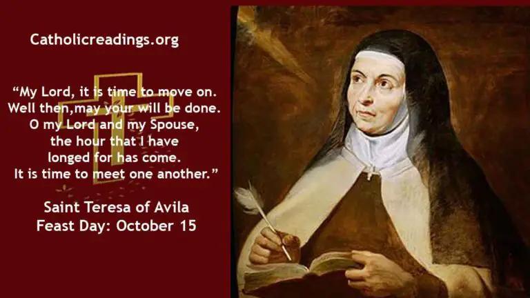 St Teresa of Avila (Teresa of Jesus) - Feast Day: October 15 2024 ...