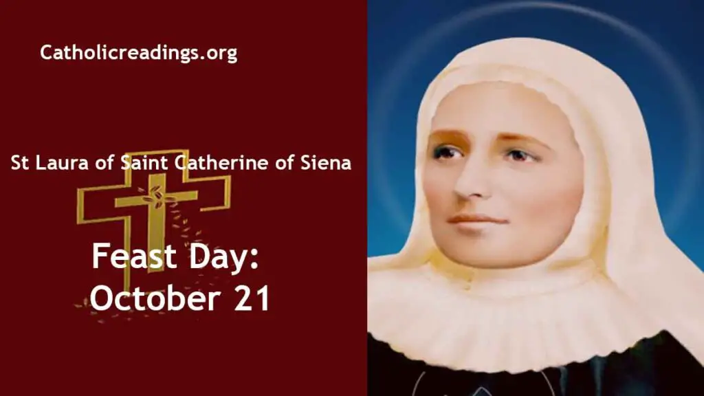 St Laura Of Saint Catherine Of Siena Feast Day October 21 2024   St Laura Of Saint Catherine Of Siena 1024x576 