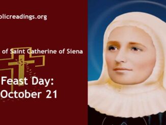St Laura of Saint Catherine of Siena - Feast Day - October 21