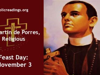 St Martin de Porres - Feast Day - November 3