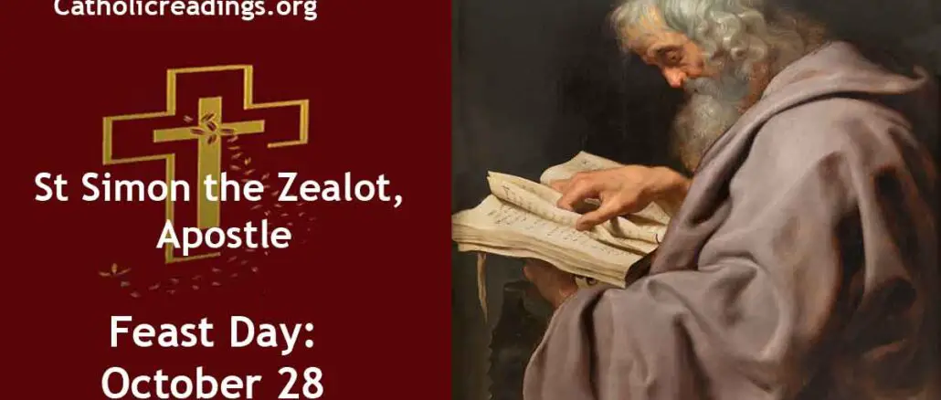 St Simon the Zealot, Apostle