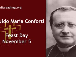 St Guido Maria Conforti - Feast Day - November 5