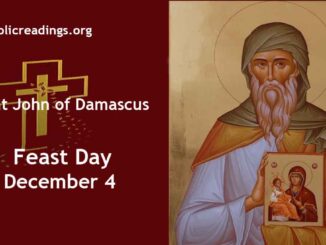 St John of Damascus - Feast Day - December 4