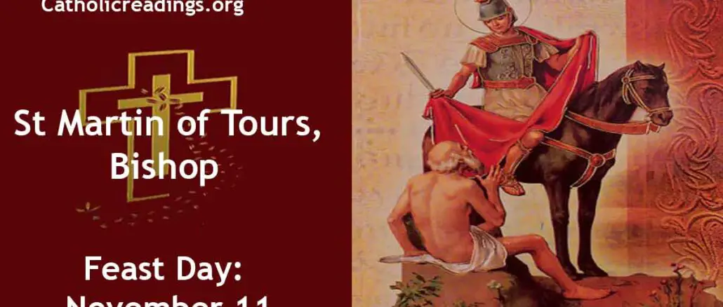 St Martin of Tours - Feast Day - November 11