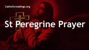 St Peregrine Prayer