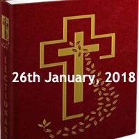 Memorial of Saints Timothy and Titus, bishops Today’s Audio Mass Readings 1st Reading - 2 TM 1:1-8 Paul, an Apostle of Christ Jesus by the will of God