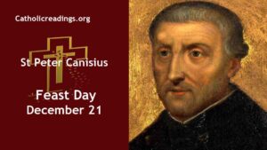 St Peter Canisius - Feast Day - December 21