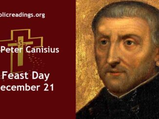St Peter Canisius - Feast Day - December 21