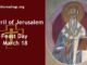 St Cyril of Jerusalem - Feast Day - March 18