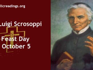 St Luigi Scrosoppi - Feast Day: October 5