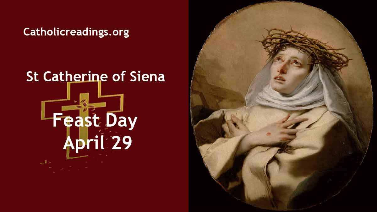 St Catherine of Siena Feast Day April 29 Catholic Saint of the Day
