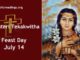 St Kateri Tekakwitha - Feast Day - July 14