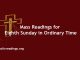 Catholic Mass Readings for Eighth Sunday in Ordinary Time