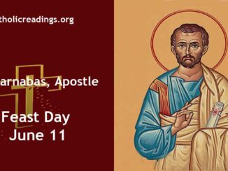 St Barnabas the Apostle - Feast Day - June 11
