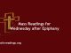 Catholic Mass Readings for Wednesday after Epiphany