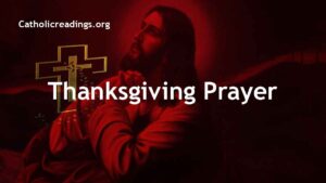 Thanksgiving Prayer