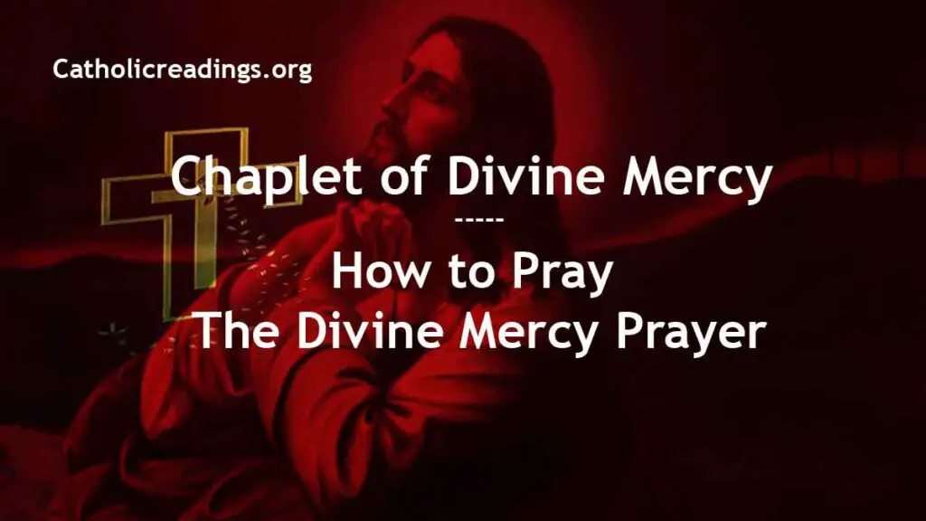 Divine Mercy Prayer - Chaplet of Divine Mercy Prayer - Catholic Prayers
