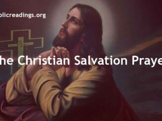Christian Salvation Prayer