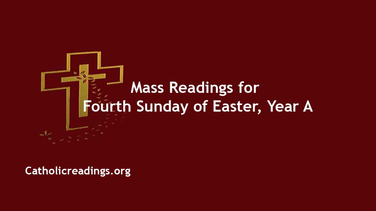 Sunday Mass Readings for April 30 2023, 4th Sunday of Easter - Homily