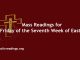 Catholic Mass Readings for Friday of the Seventh Week of Easter