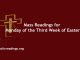 Mass Readings for Monday of the Third Week of Easter