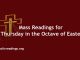 Catholic Mass Readings for Thursday in the Octave of Easter