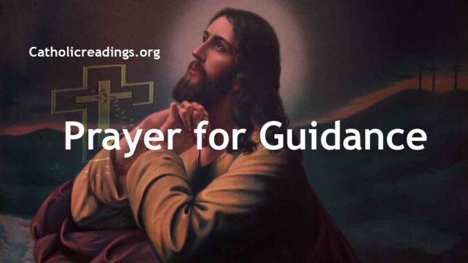 Prayer for Guidance