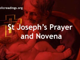 St Joseph's Prayer and Novena