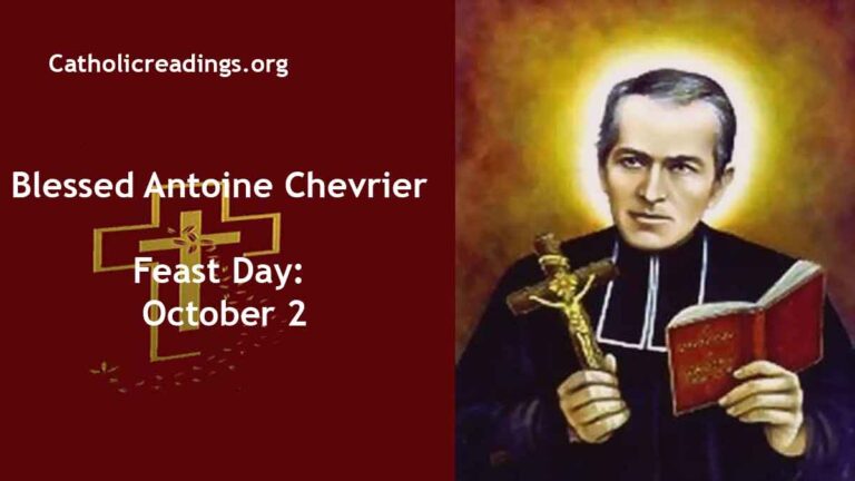 Blessed Antoine Chevrier - Feast Day - October 2 2023 - Catholic Saint ...