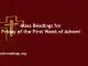 Catholic mass Readings for Friday of the First Week of Advent
