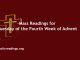 Catholic Mass Readings for Tuesday of the Fourth Week of Advent