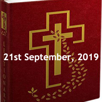 Catholic Daily Readings for 21st September 2019, Saturday of the Twenty-fourth Week in Ordinary Time Year C - Daily Homily