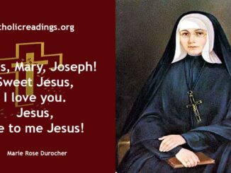 Marie Rose Durocher - Feast Day - October 6