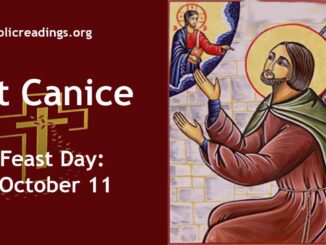 St Canice - Feast Day - October 11