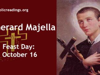 St Gerard Majella - Feast Day - October 16