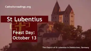 St Lubentius - Feast Day - October 13