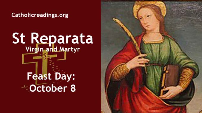 St Reparata - Feast Day - October 8