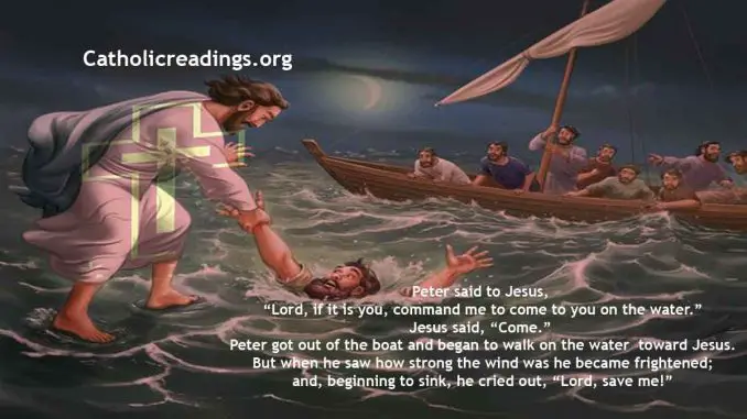 Jesus Walks on Water, Bible Verse of the Day, Matthew 14:22-36; Mark 6:45-56; John 6:16-24