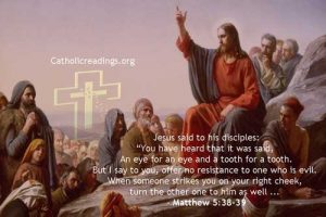 An Eye for an Eye and a Tooth for a Tooth - Matthew 5:38-39 - Bible Verse of the Day